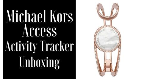 michael kors tracker setup.